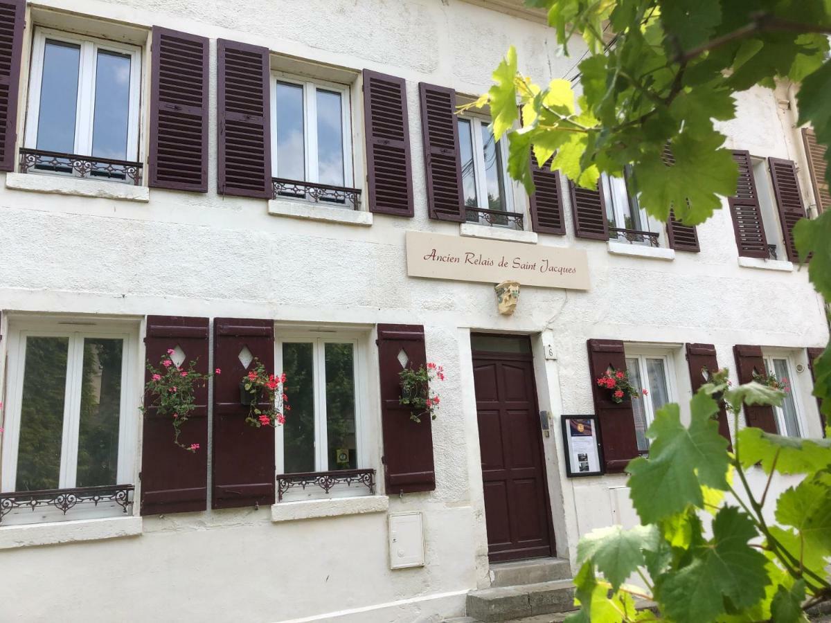 Gite Ancien Relais De Saint-Jacques Ла-Рош-Гийон Экстерьер фото